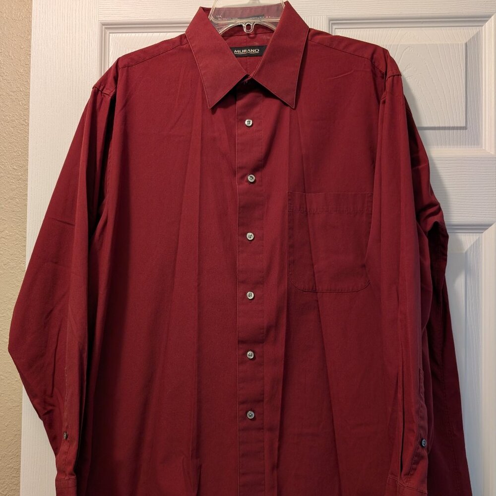4 long sleeve button up shirts Arrow Geoffrey Beene George Murano Neck 16.5
